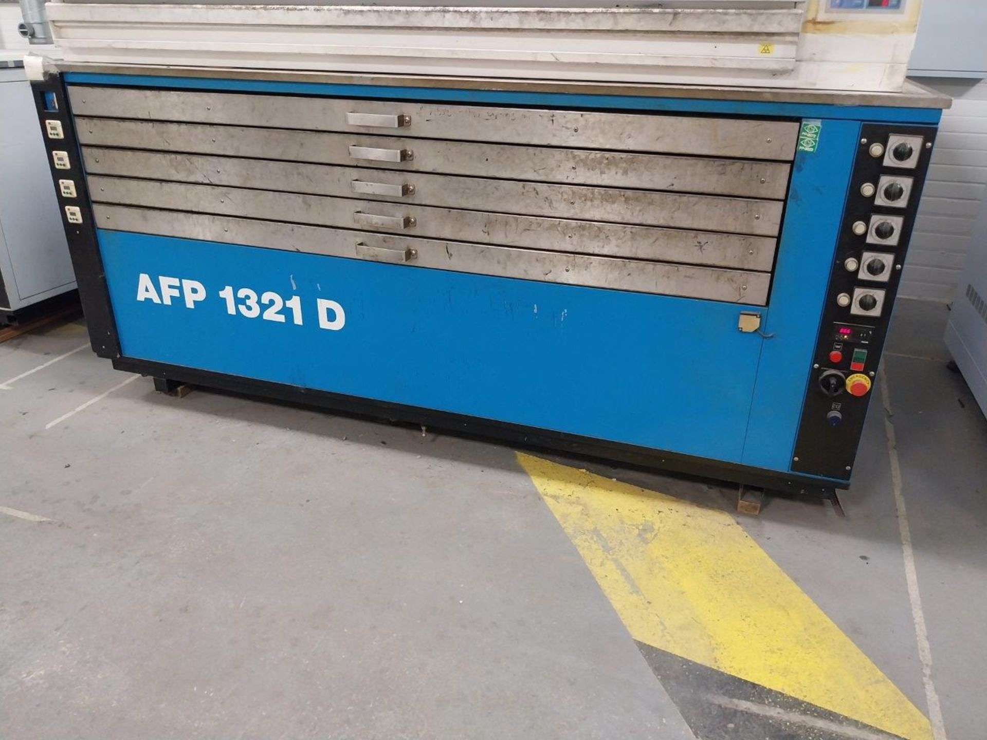 Photomeca AFP1321D 5 drawer drying unit, Serial number 95022, kw:6.5, Mfr date 07/95