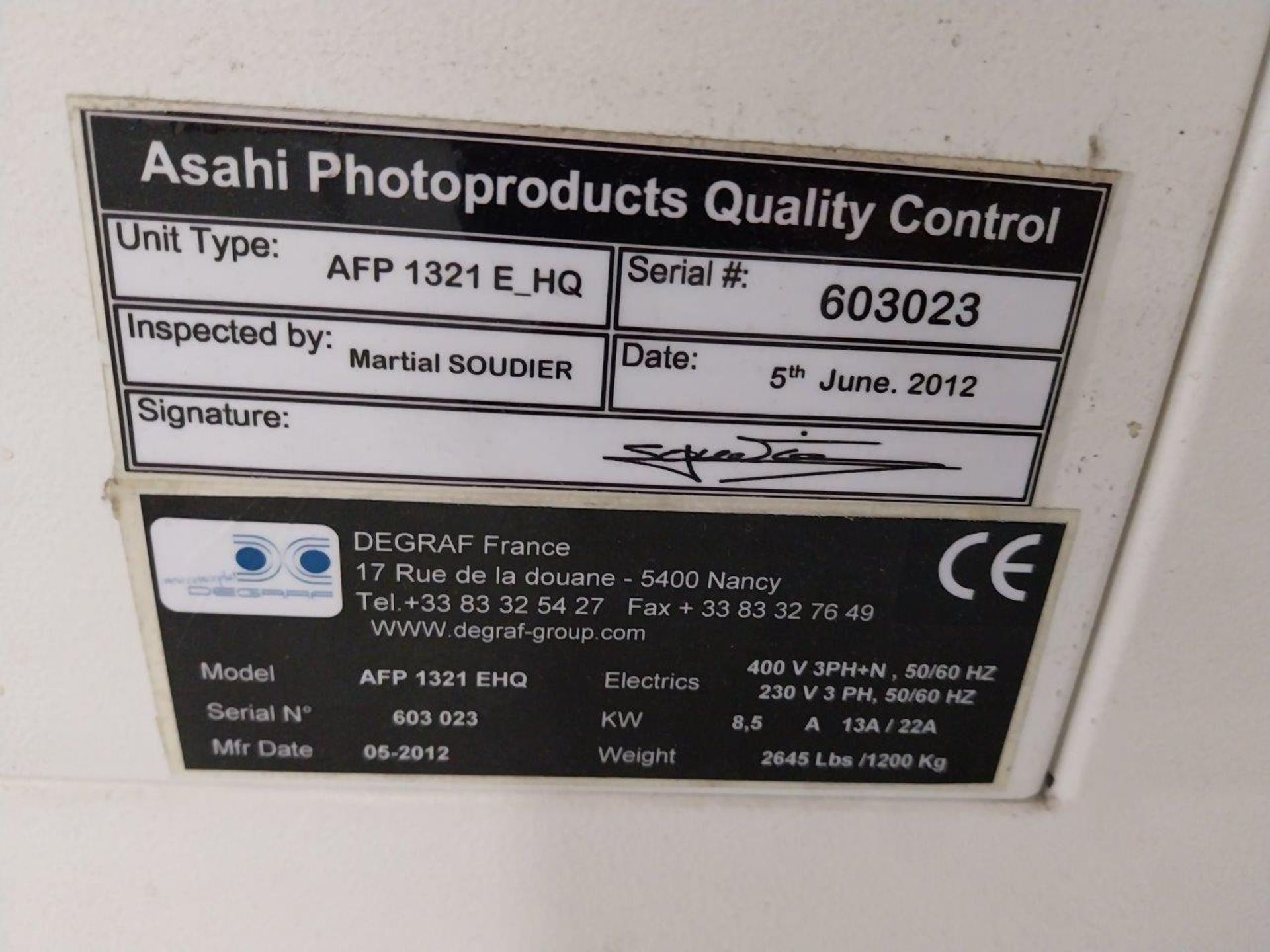 Asahi Photoproducts AFP 1321 E_HQ exposure frame, automatic pneumatic lid, light integrator, seconds - Image 4 of 7