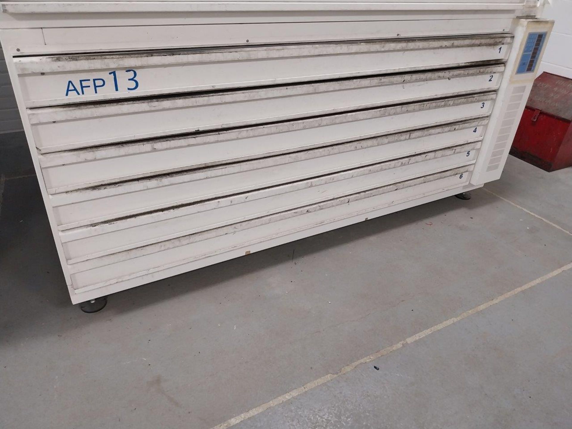 Asahi Photoproducts AFP12321D 6 drawer drying unit, plate size 1320x2030, weight 750kg,