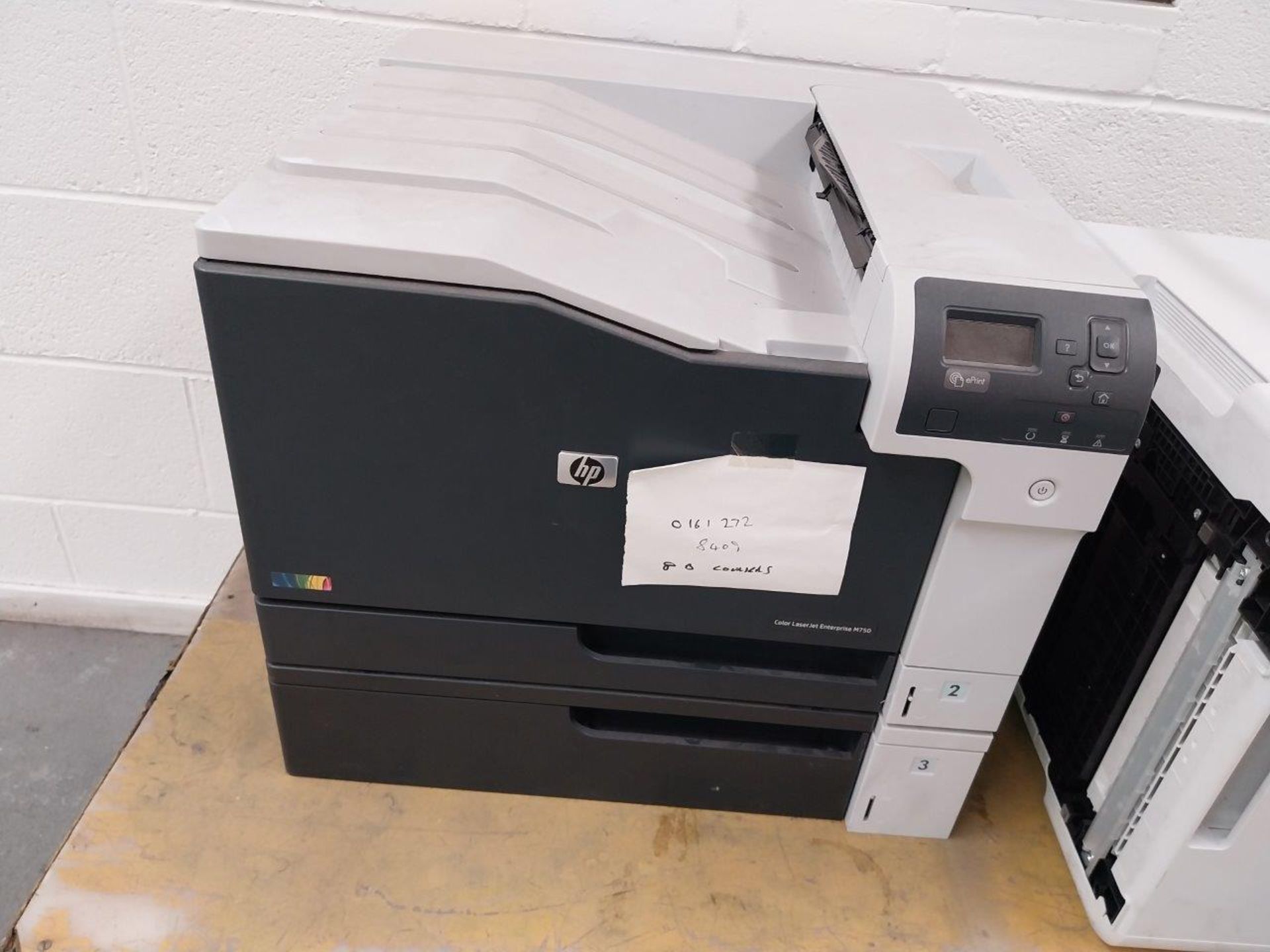 HP Color laserjet enterprise M750 printer
