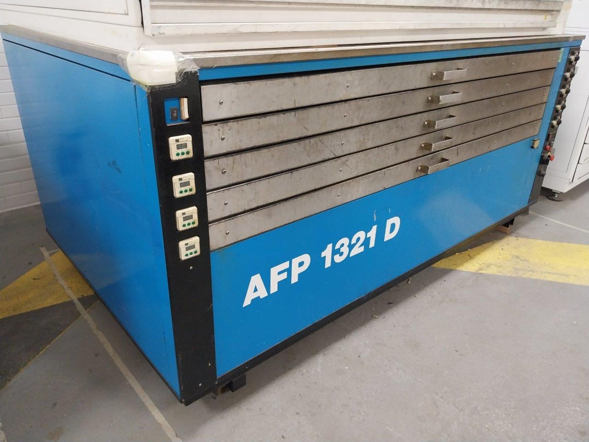 Photomeca AFP1321D 5 drawer drying unit, Serial number 95022, kw:6.5, Mfr date 07/95 - Image 3 of 4