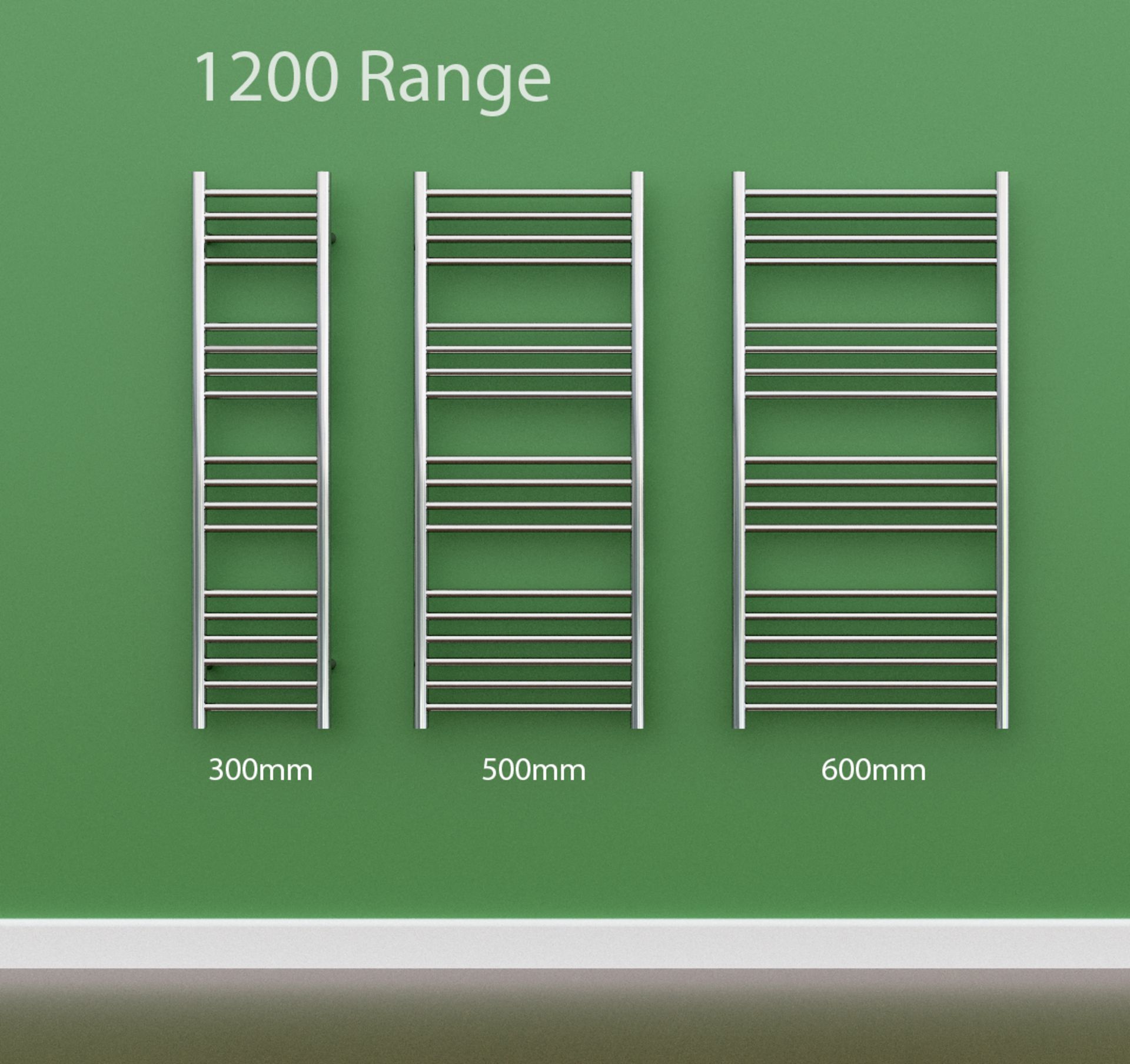 SS800 Metric 600 Radiator by SBH. H1200 x W600mm. RRP £451.58