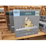 3x Zack Linea Corner Shower Baskets