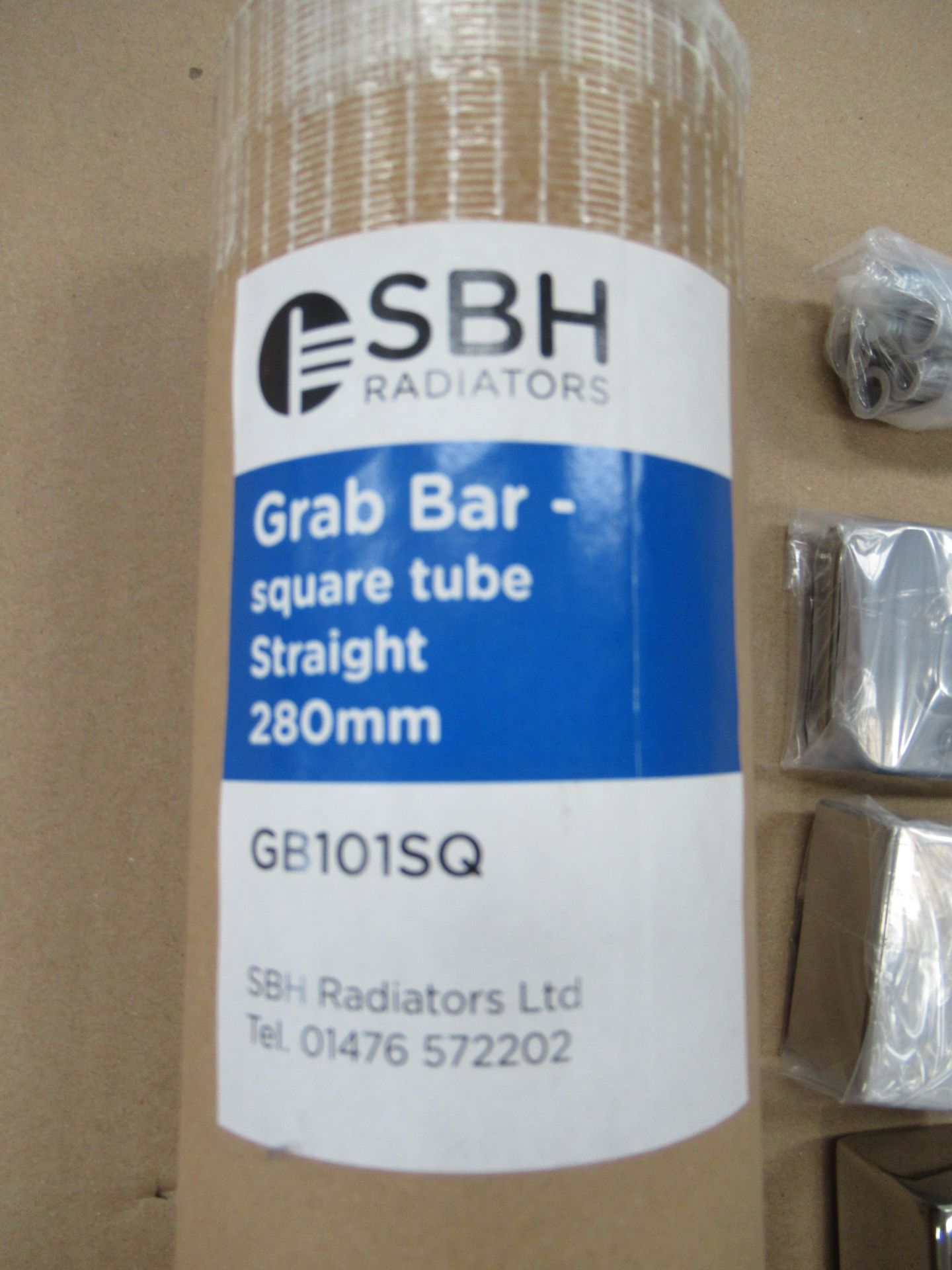 SBH Radiators Grab Bar - Square Tube - Straight - 280mm - Image 3 of 3