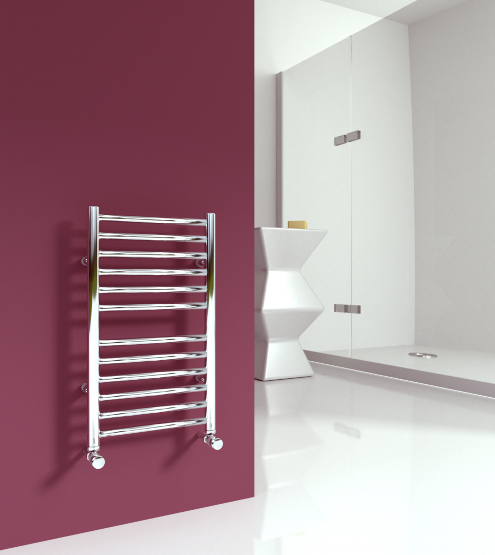 SS605 Compact Slim Flat 360 Radiator by SBH. H600 x W360mm. RRP £396.14