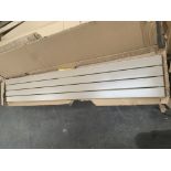 Boxed 1810 x 305mm Brushed Radiator in Latte Finish