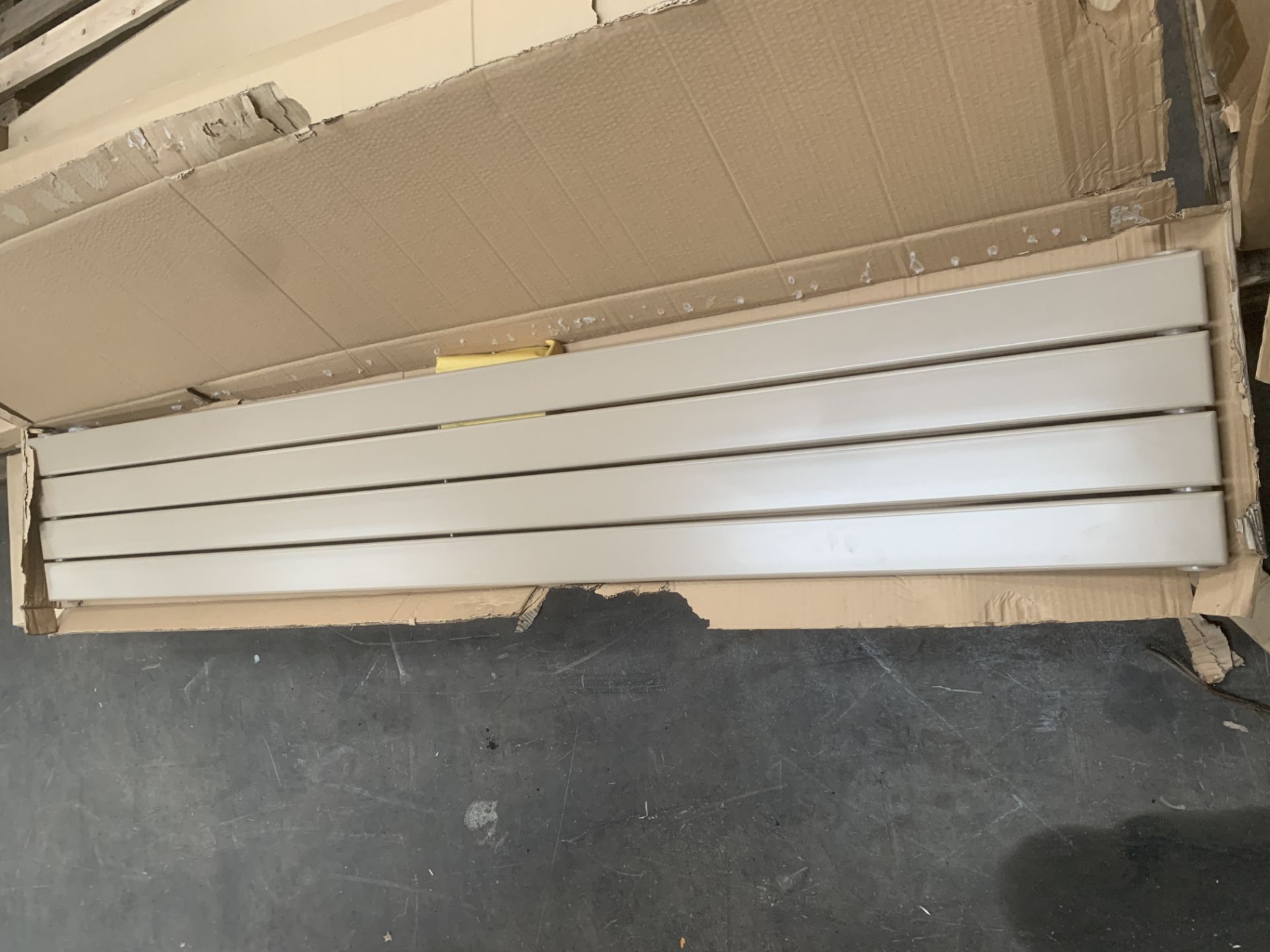 Boxed 1810 x 305mm Brushed Radiator in Latte Finish - Image 2 of 2