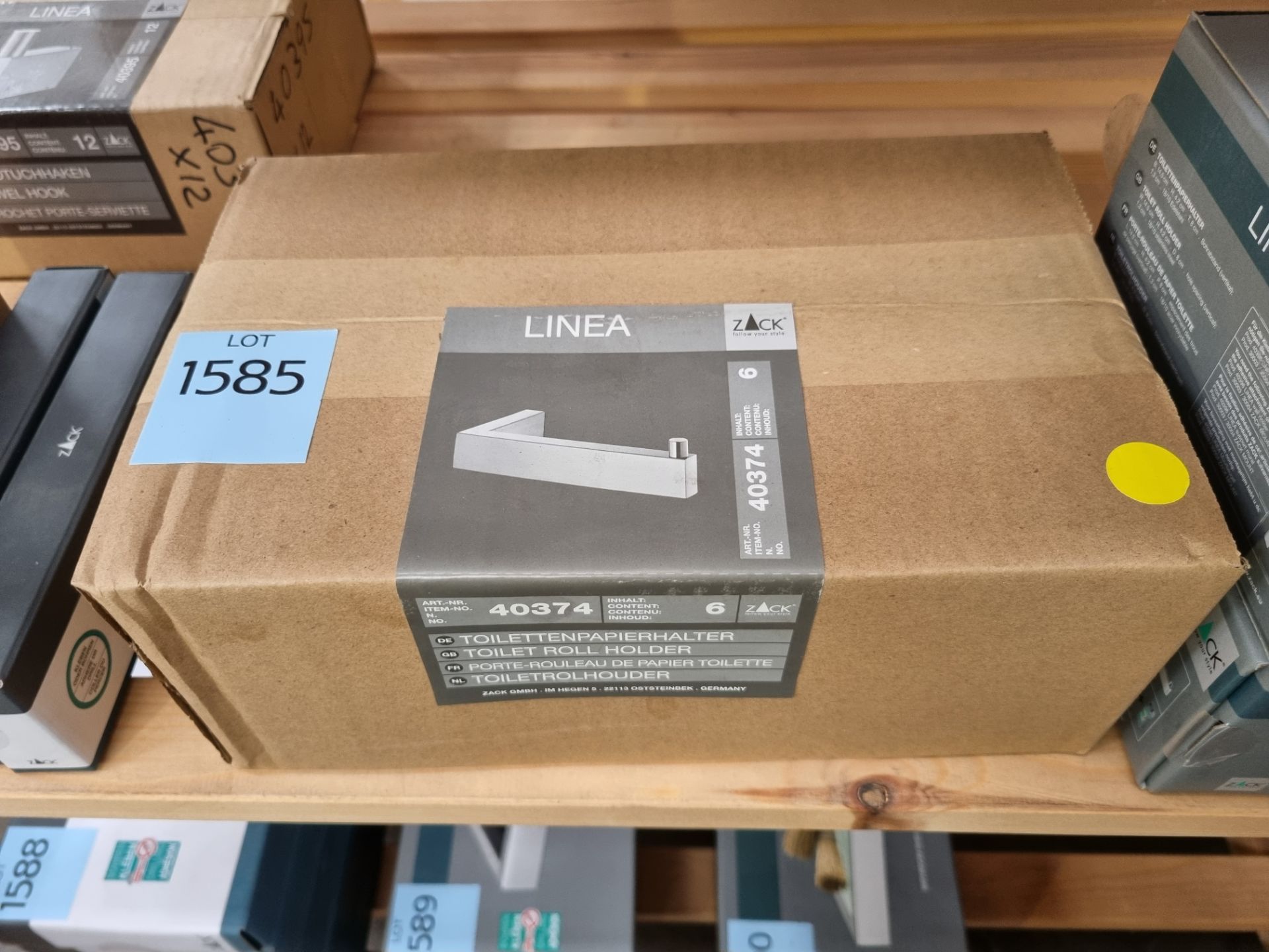 Box of Zack Linea Toilet Roll Holders