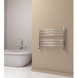 SS302 Baby Curve Radiator by SBH in Latte Finish. H440 x W600mm. RRP £340.70