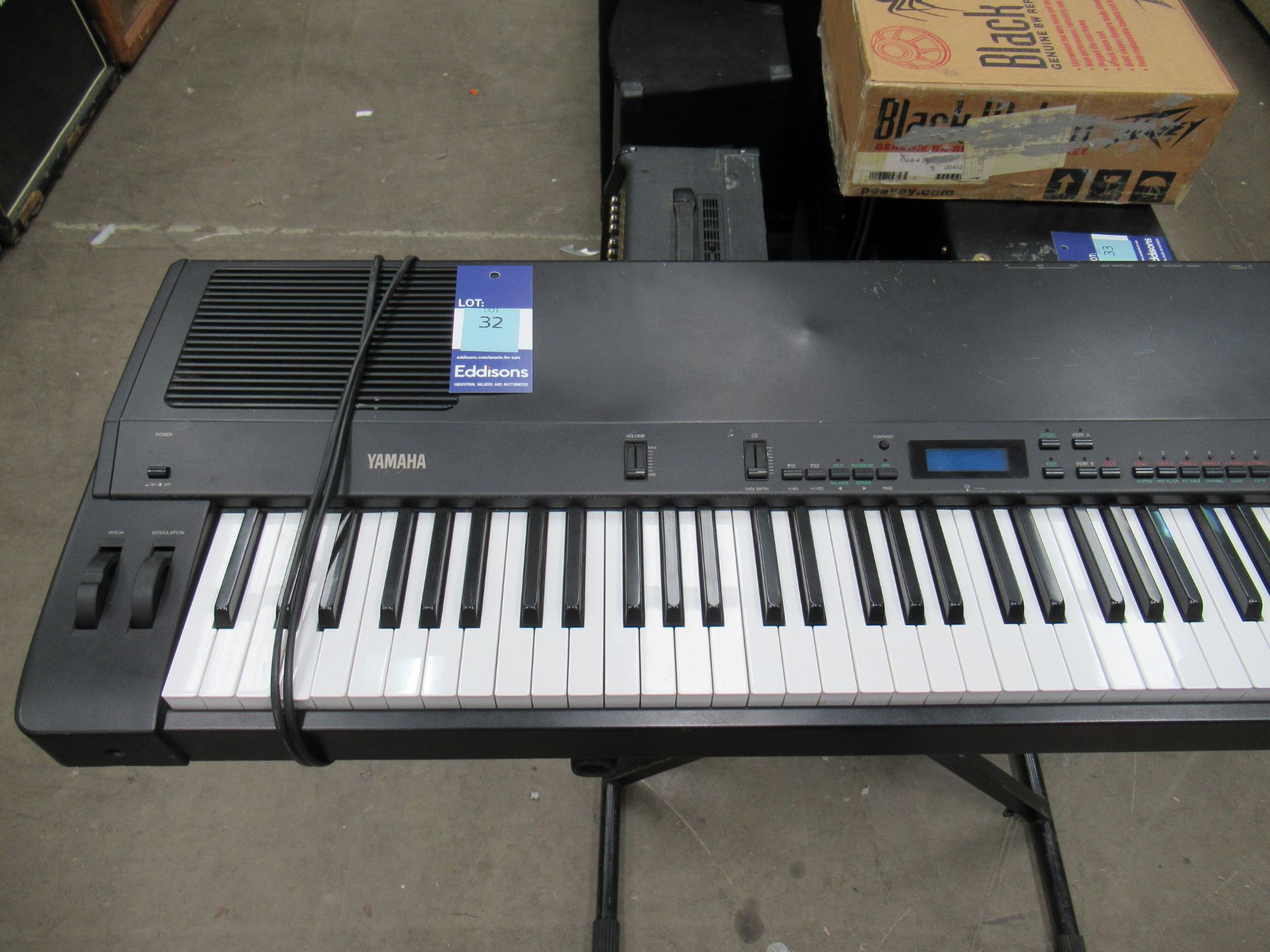 Yamaha 'Electronic Piano' Model P-150 on stand - Image 2 of 5