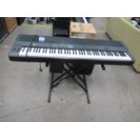 Yamaha 'Electronic Piano' Model P-150 on stand