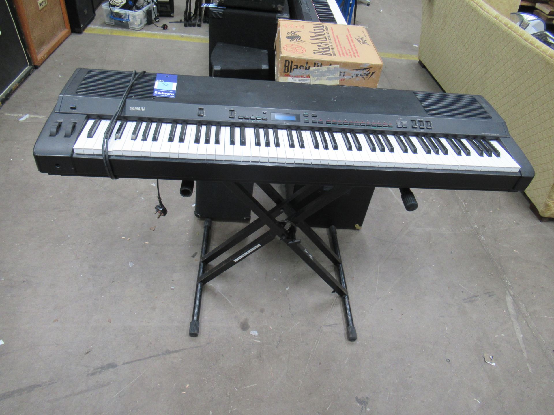 Yamaha 'Electronic Piano' Model P-150 on stand