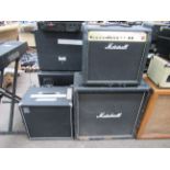 2x Pre-Amps- 1x Marshall; 1x Ampey- and a Marshall Speaker