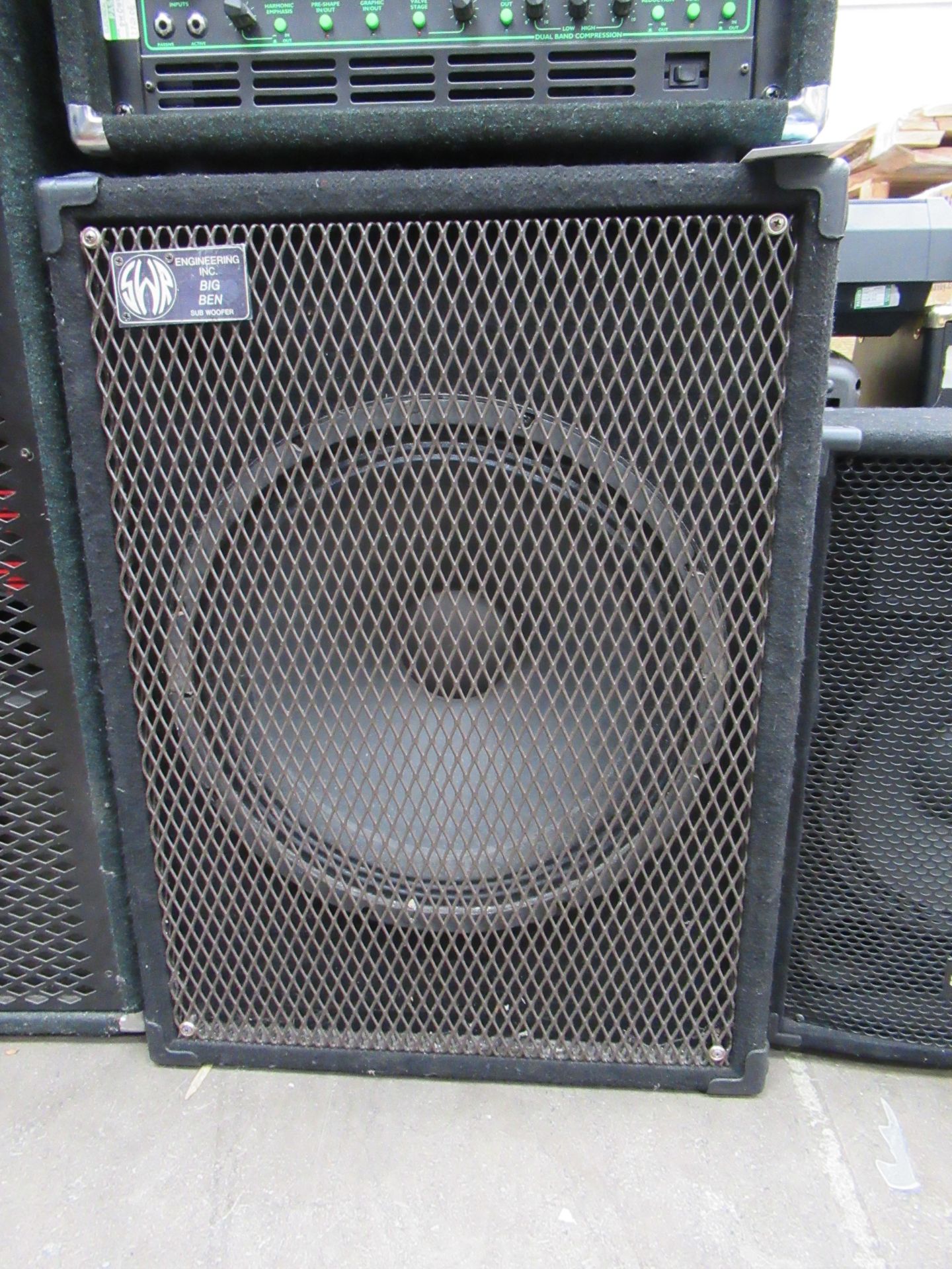 2x Speakers and a Marshall Pre-Amp - Image 2 of 6