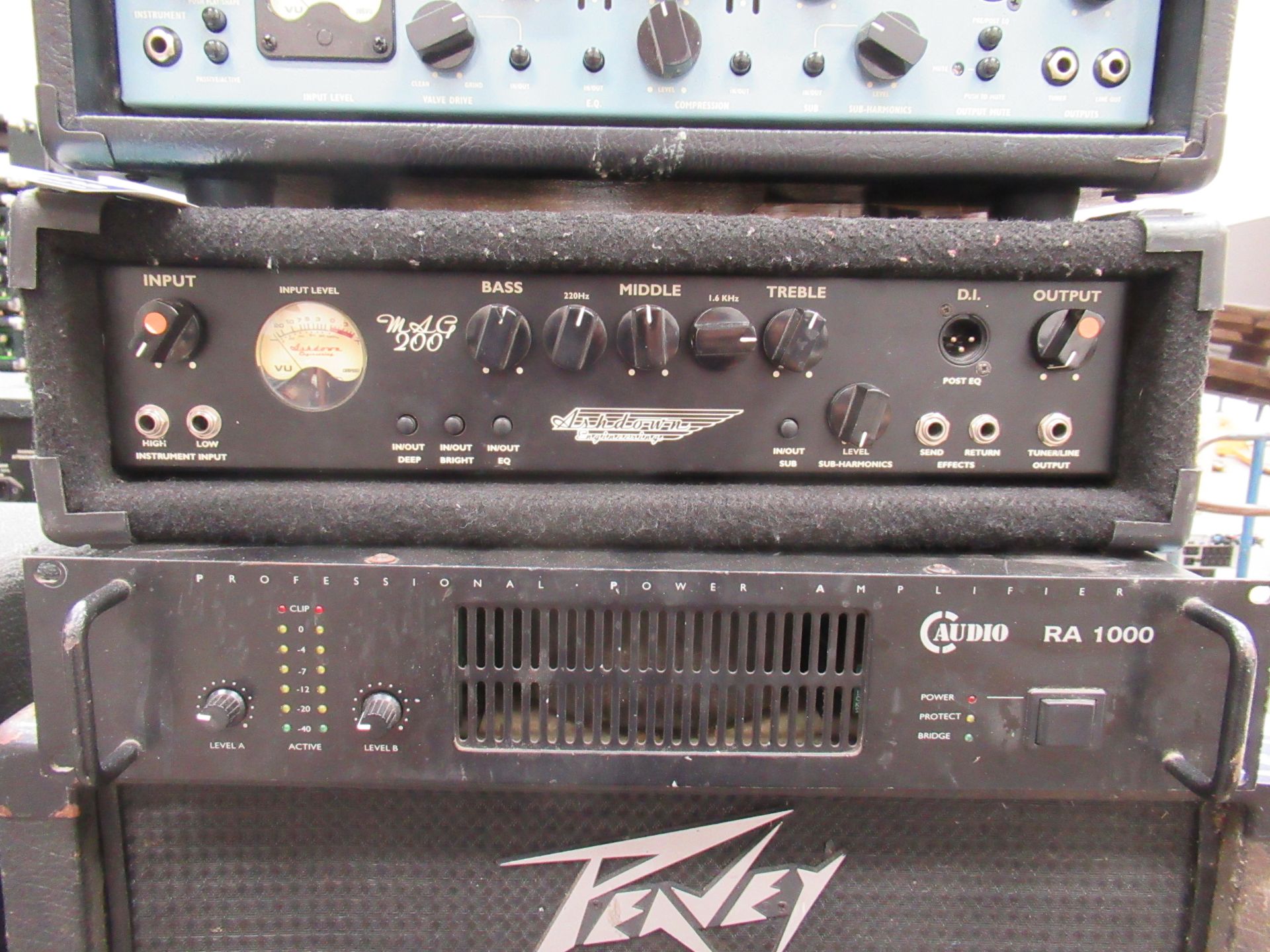 2x Amplifiers- 1x Ashdown; 1x Caudio