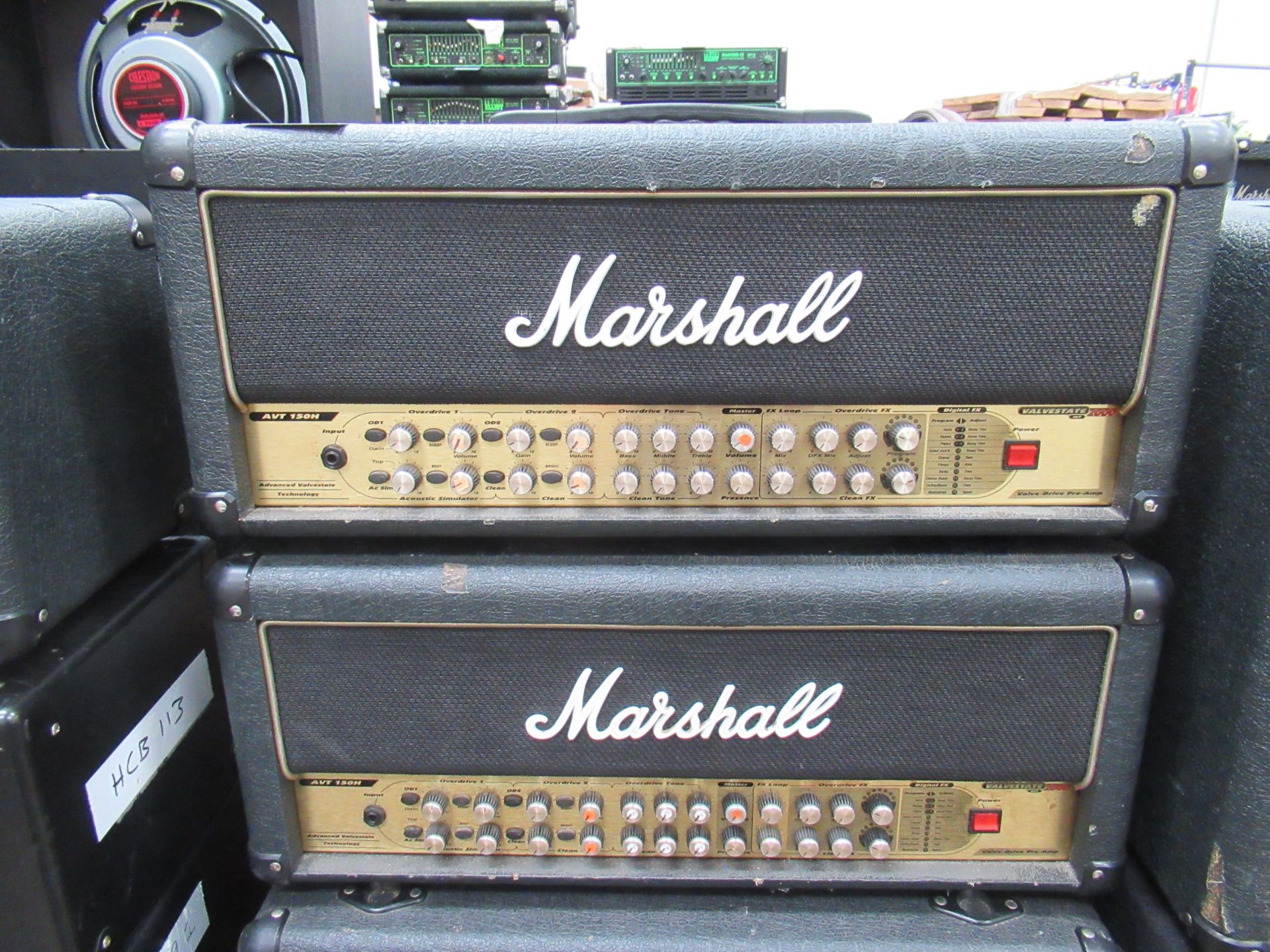 2x Marshall Amplifiers and 1x Speaker