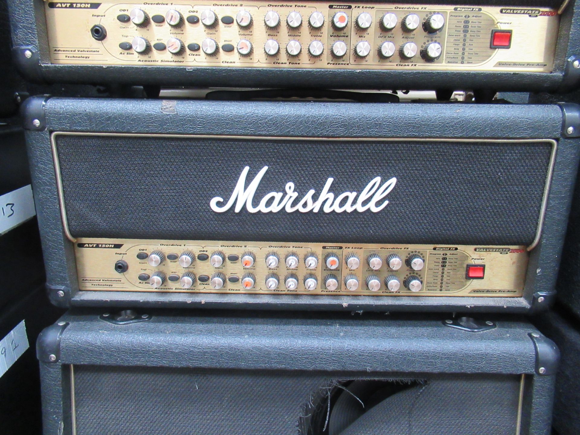 2x Marshall Amplifiers and 1x Speaker - Image 5 of 10