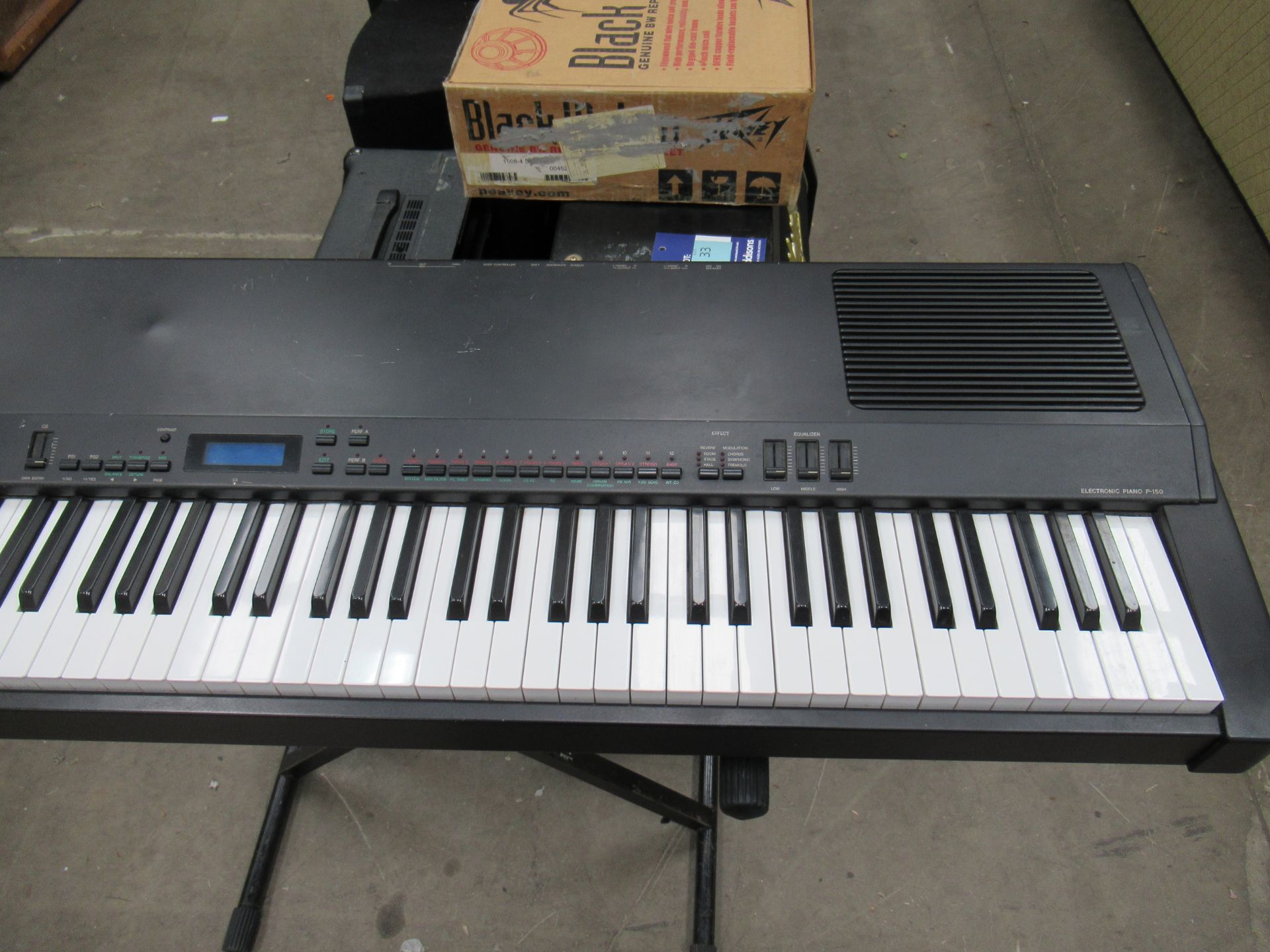 Yamaha 'Electronic Piano' Model P-150 on stand - Image 3 of 5