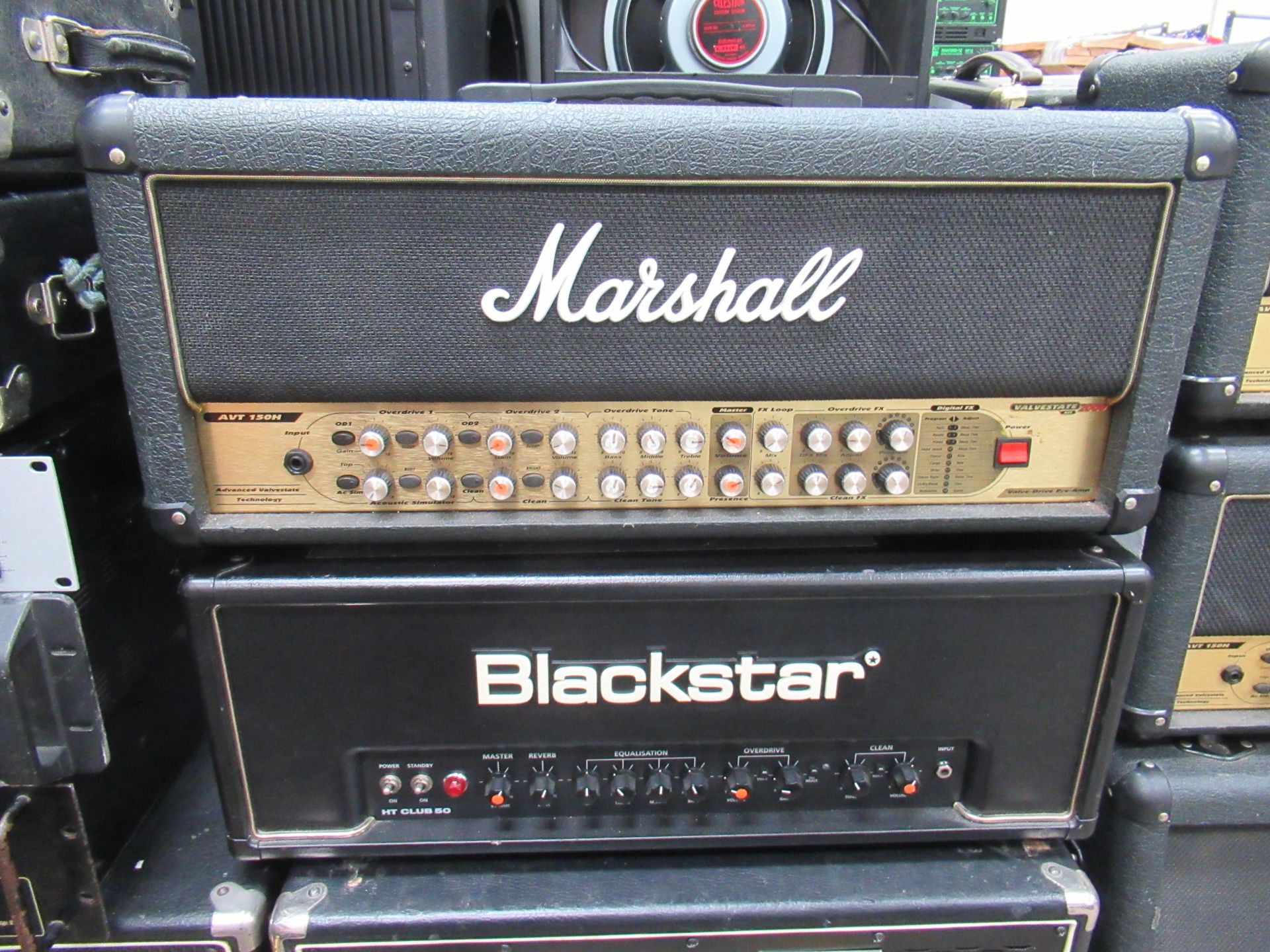 2x Amplifiers (Marshall & Blackstar) and 2x Ashdown Speakers