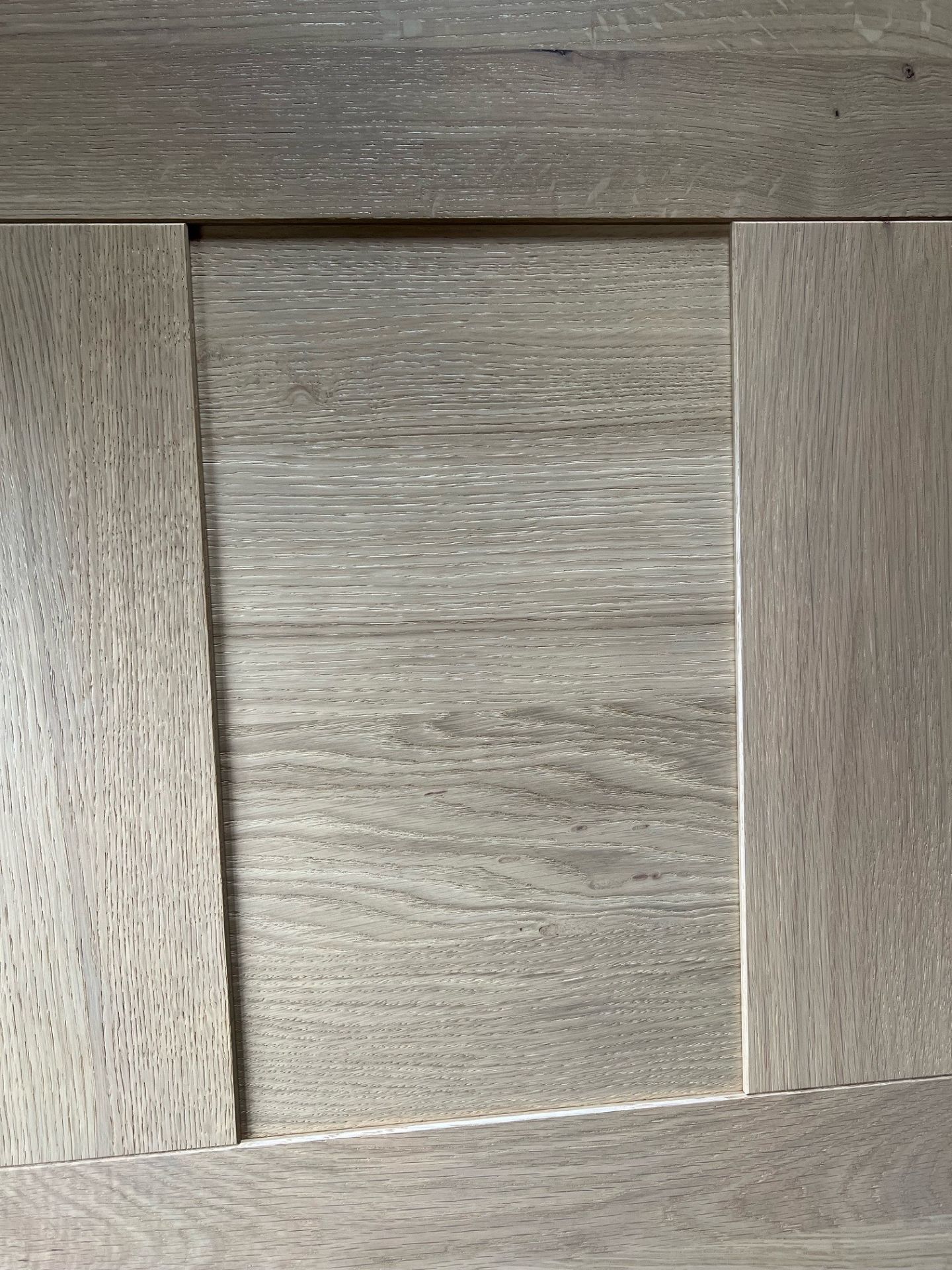 5300 +Solid natural oak kitchen doors, drawer fronts and accessories including glass and curved - Bild 2 aus 4
