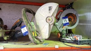 2 x Evolution power tools comprising of Evolution 008-0002 305mm electric disc cutter, 110v,