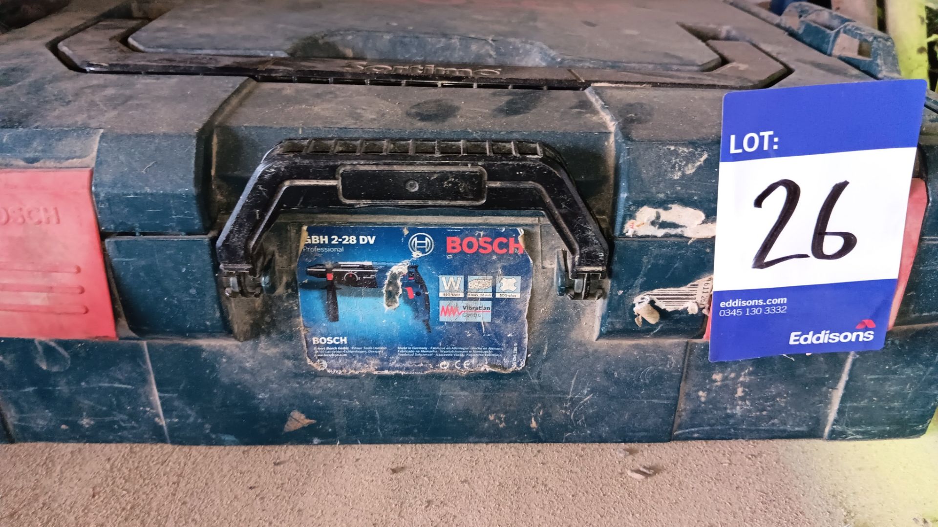 Bosch GBH2-28DV professional rotary hammer drill with case, 110v, serial number 209000074 (2012) - Image 4 of 4