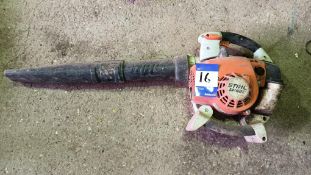 Stihl SH86 blower and vacuum shredder (2014)