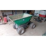 Muck Truck Power Barrow 4WD, serial number 10047E (2021) with 2 x Alpha House 12v batteries