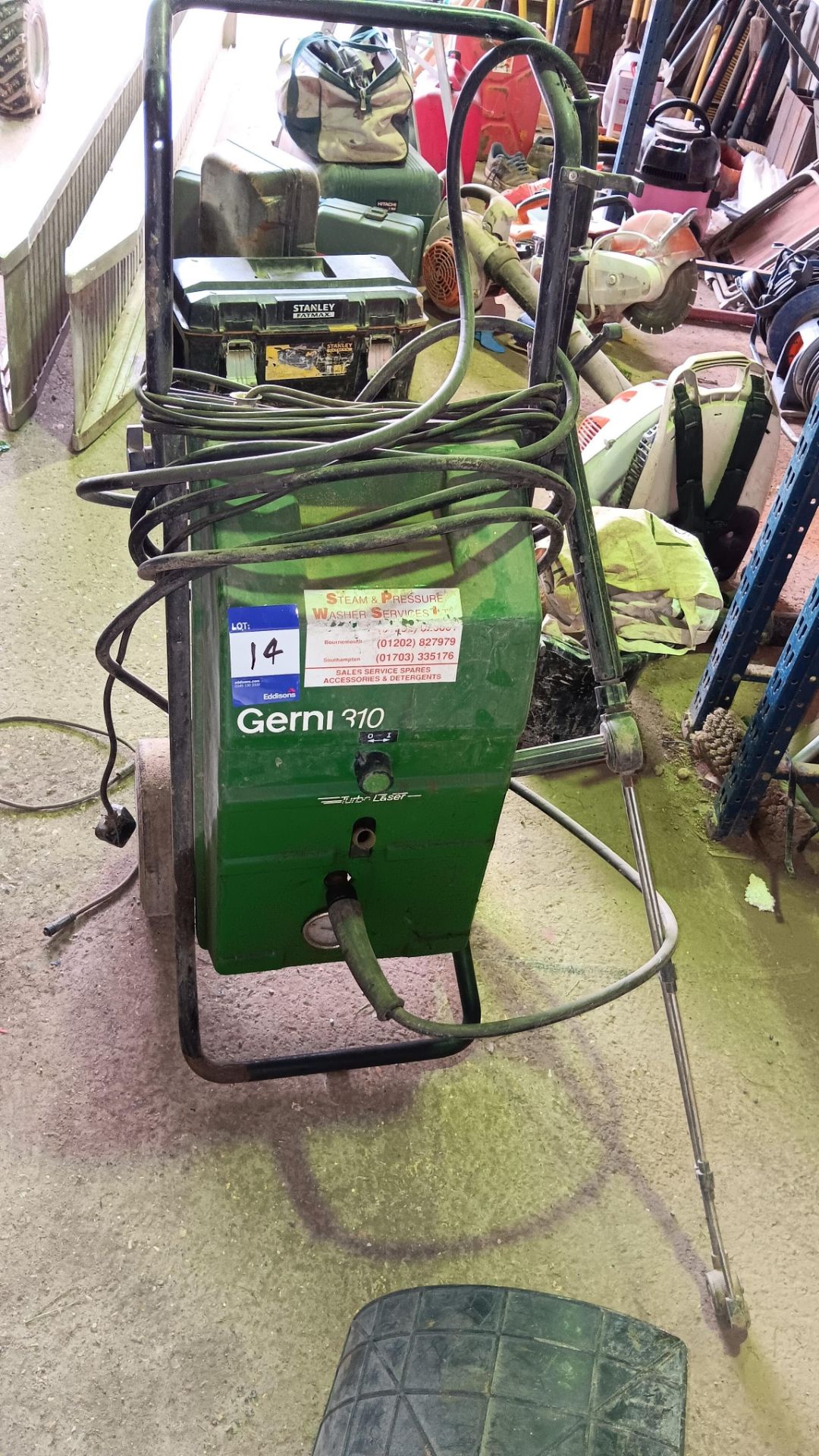 Nilfisk Terbo Laser Gerni G310 pressure washer, serial number 519609005881 (1996) - Image 2 of 4