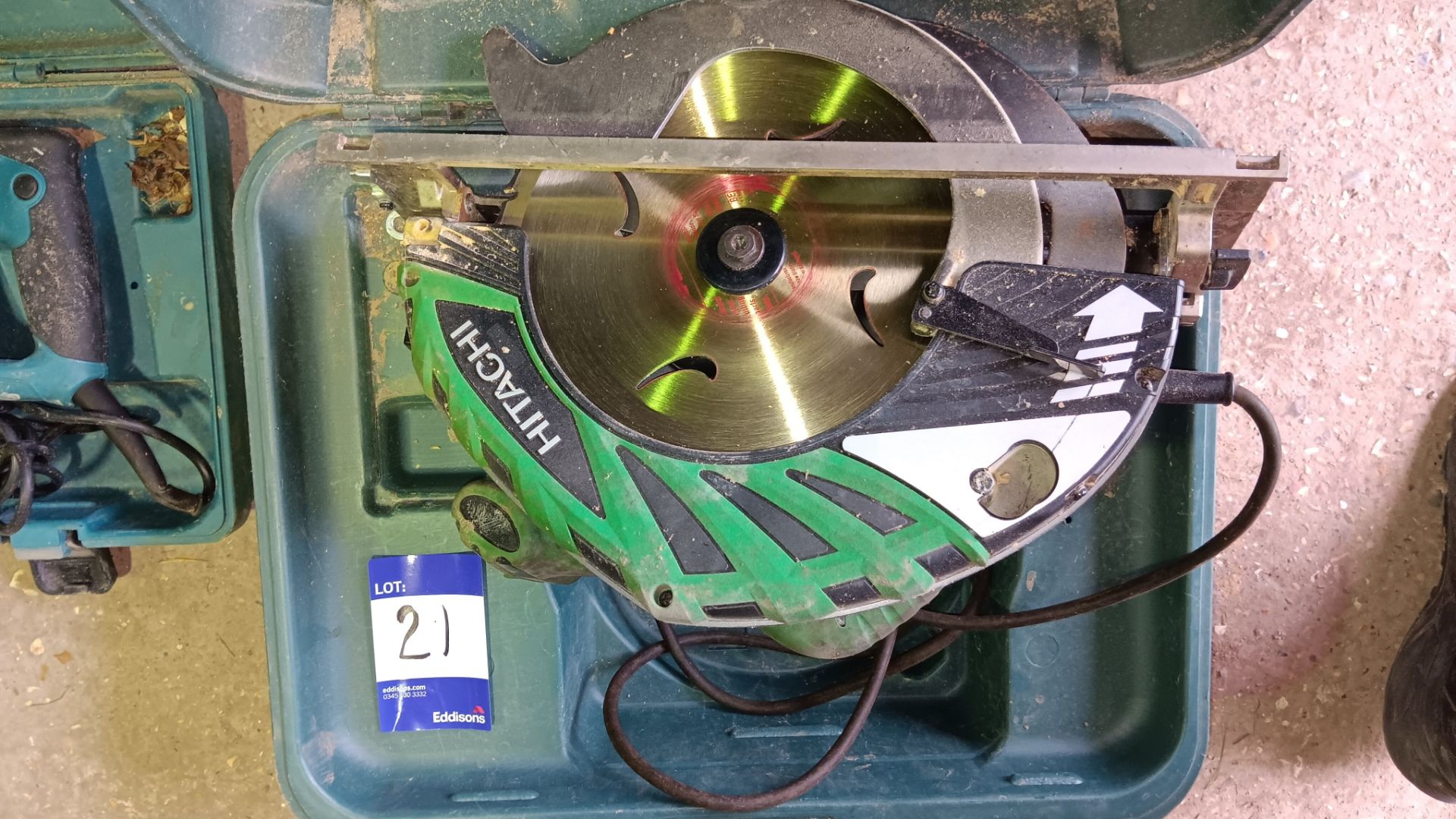 Hitachi C9U2 circular saw with case, 110v, serial number M730092 (2013) - Image 3 of 4