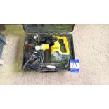 Dewalt D25313-LX rotary hammer drill with case, 110v, serial number 49516102