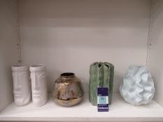 Shelf of Ceramic Vases