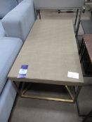Faux Shagreen Coffee Table (1200 x 600 x 420mm) - RRP £528