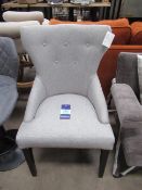Grey Upholstered Dining Chair - RRP £295
