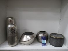 Assorted Décor to include Vases, Bowl & Container