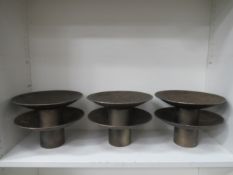 6x Rustic Antique Effect Bowls