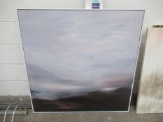 Artwork to include Glittered Canvas Work, Agate Effect and 'Goyane' Signed Canvas