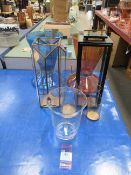Glass Vases and Lanterns
