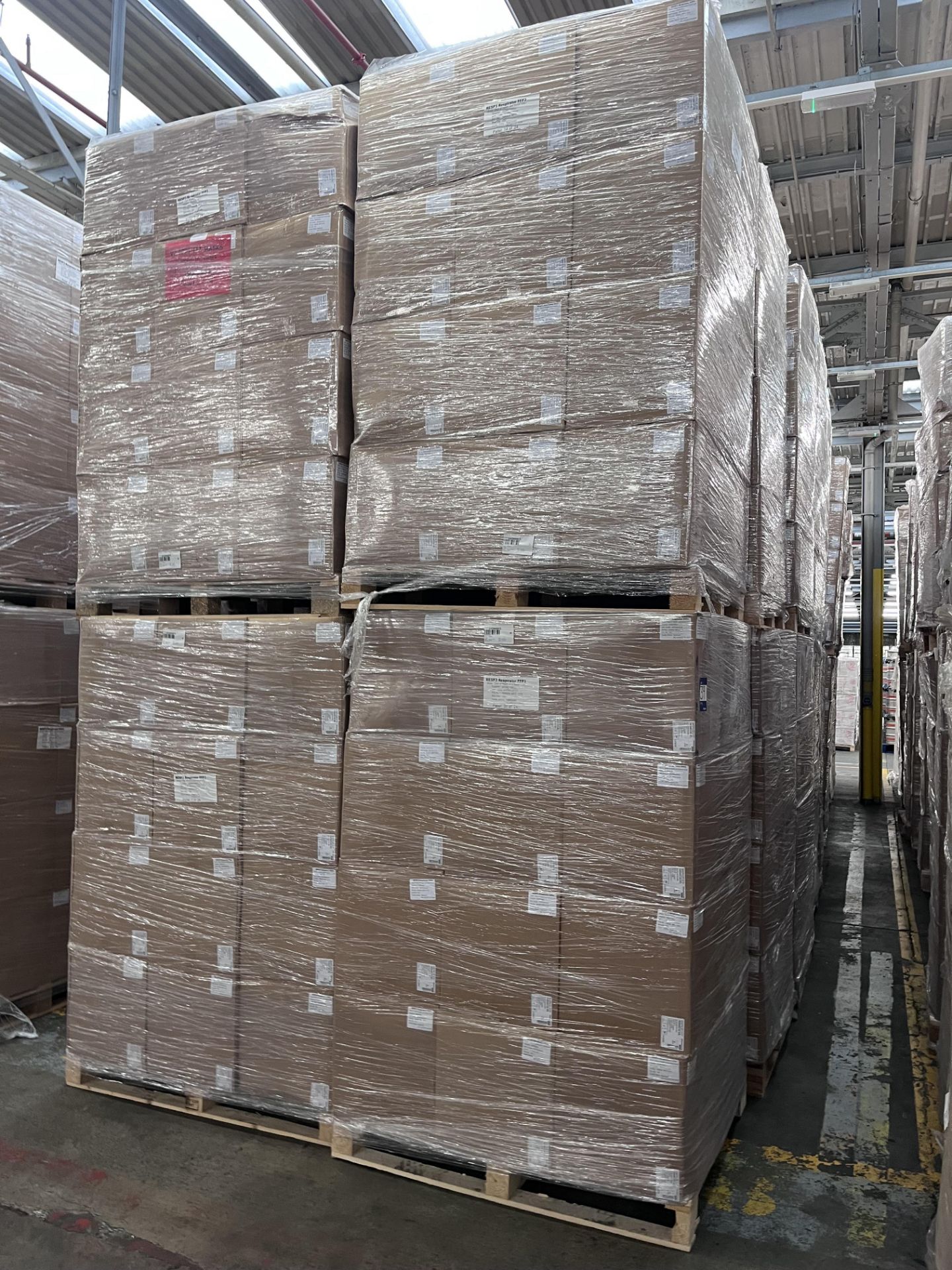 48 Pallets of Honeywell FFP3 Face Masks