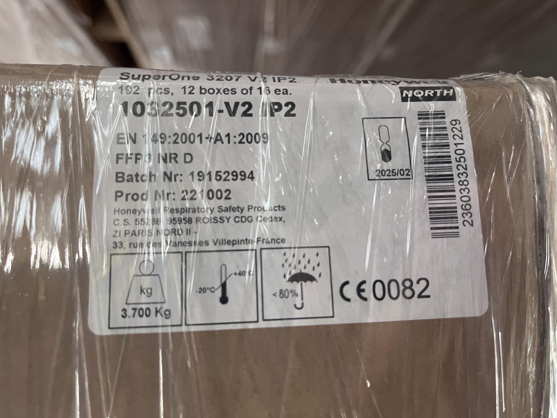 48 Pallets of Honeywell FFP3 Face Masks - Image 2 of 3