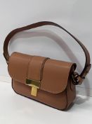 Tusting Greta Small Leather Bag - Tan