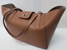 Tusting Twyford Tote Leather Bag - Caramel Tan