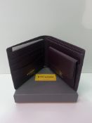 Ettinger London CP141JS Billfold 3 C/C & Coin Purse - Capra Bordeaux