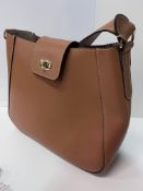 Tusting Hazel Hobo Leather Bag - Tan