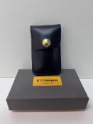 Ettinger London BH298J Travel Shoehorn in Pouch - Navy Brindle