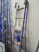 7 Rung Aluminium 'Tubesca Platinum 300' combination ladder
