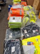 Qty of assorted workwear/safety clothing