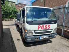Mitsubishi Canter 7C18 7.5 Ton recovery truck with J&J Conversions Tilt and Slide body and winch,