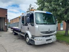 Renault Midlum 220 12T car transporter with J&J Conversions slide and tilt recovery body (with