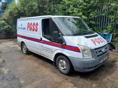 Ford Transit 85 T260S FWD Recovery Van with rear mounted recovery dolly and workshop